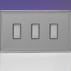Троен Тактилен Touch Control Димер Второстепенен (Slave) за употреба с Multi-Point Главен (Master) Двоен Панел