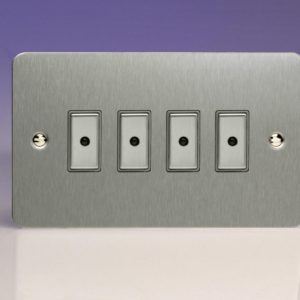 Четворен V-Pro Multi-Point с Дистанционно Управление/Докосване (Remote/Touch)/Тактилен Главен (Master) LED Димер 4 x 0-100W (1-10 LED-a) (Двоен Панел)