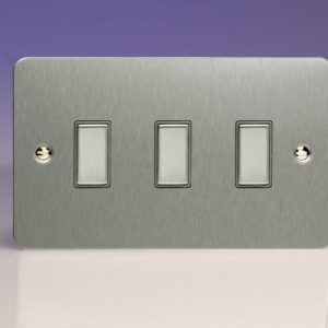 Троен Тактилен Touch Control Димер Второстепенен (Slave) за употреба с Multi-Point Главен (Master) Двоен Панел