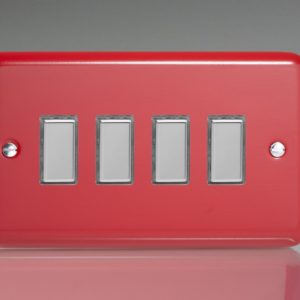 Четворен Тактилен Touch Control Димер Второстепенен (Slave) за употреба с Multi-Point Главен (Master) Двоен Панел